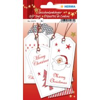 HERMA Etiquette pour cadeau de Noël 3D, rond, or