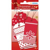HERMA Etiquette pour cadeau de Noël 3D, rond, or