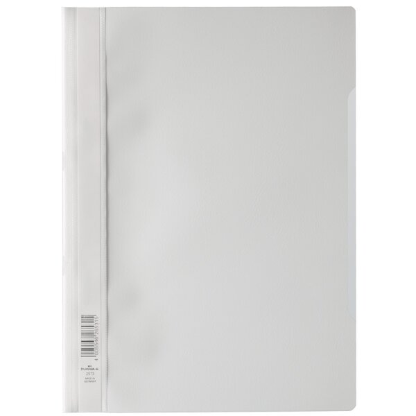 DURABLE Schnellhefter, DIN A4, aus PP-Folie, weiss