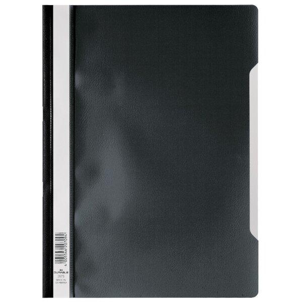 DURABLE Schnellhefter, DIN A4, aus PP-Folie, weiss