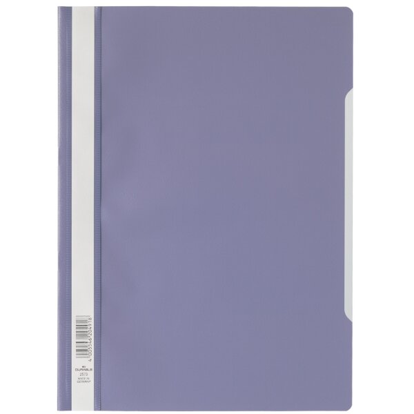 DURABLE Schnellhefter, DIN A4, aus PP-Folie, weiss