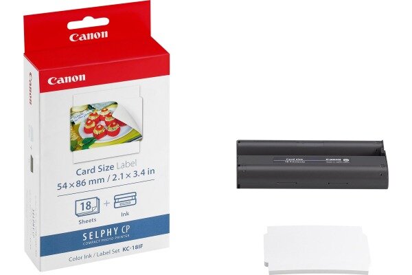 CANON Encre Coul./Etiquett 8,6x5,4cm KC18IF CP 100 (Card Size) 18 feuilles