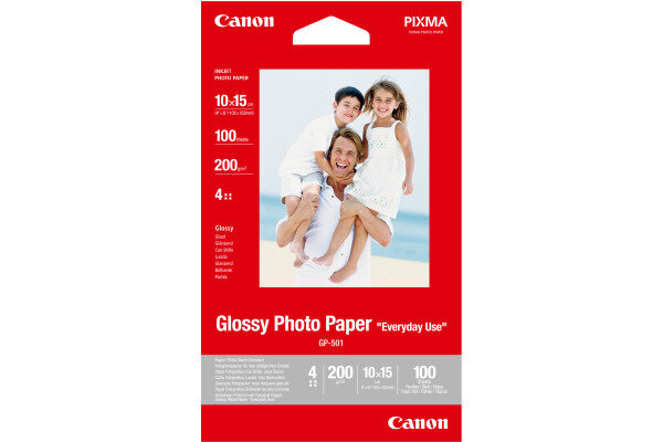 CANON Glossy Photo Paper 10x15cm GP5014x6 InkJet, Everyday 200g 100 fl.