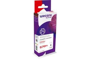 WECARE Tinte XL rebuilt schwarz PGI-570XLPGBWE zu Canon...