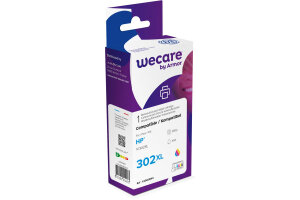 WECARE Encre 302XL rebuilt color F6U67AEWE p. HP...