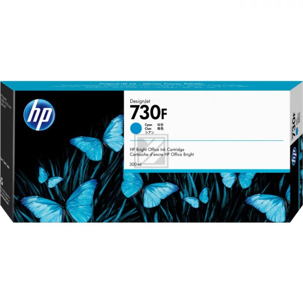 HP Cart. dencre 730F cyan 1XB27A DesignJet T1600/T2600 300ml
