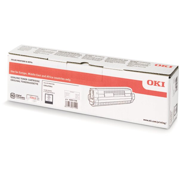 OKI Toner noir 46861308 C834/844 10000 pages