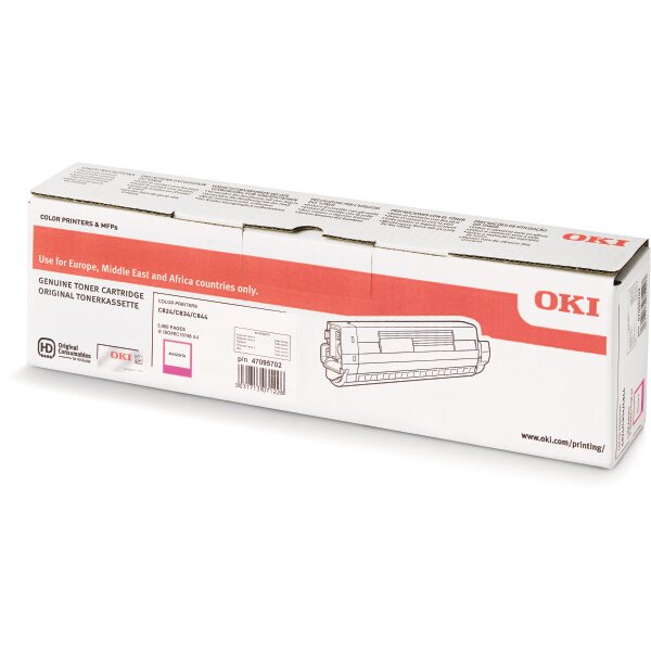 OKI Toner magenta 47095702 C824/834/844 5000 Seiten