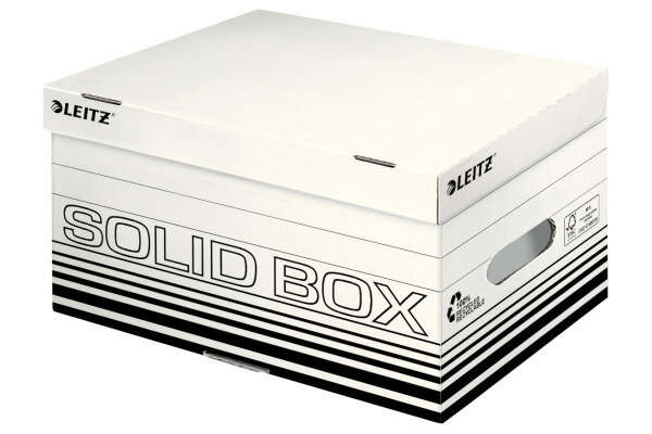 LEITZ Solid Box S 6117-00-01 weiss 265x195x370mm