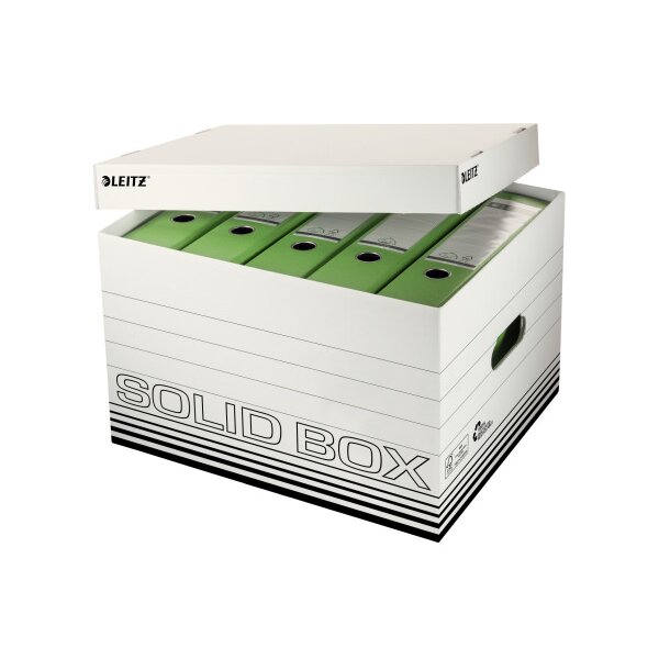 LEITZ Solid Box L 6119-00-01 blanc 346x305x450mm