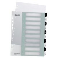 LEITZ Intercalaires en plastique WOW,...
