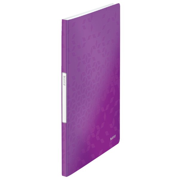 LEITZ Protège-documents WOW, A4, PP, 20 pochettes, jaune