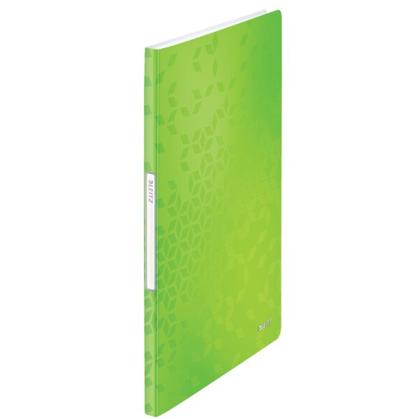 LEITZ Protège-documents WOW, A4, PP, 20 pochettes, jaune