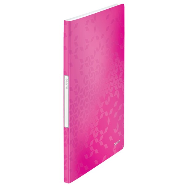 LEITZ Protège-documents WOW, A4, PP, 20 pochettes, blanc