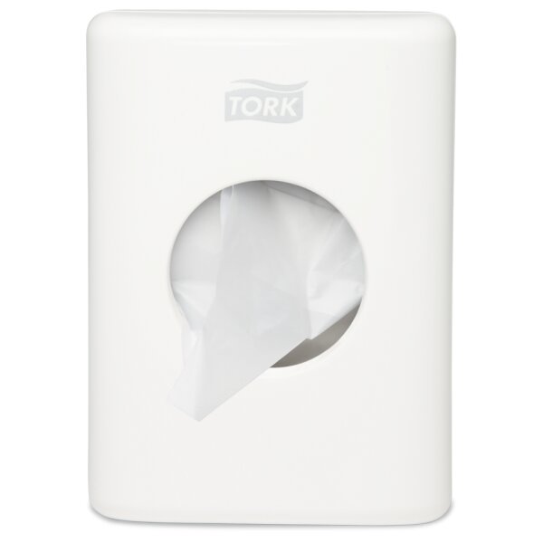 TORK Distributeur de sachets hygiéniques ELEVATION, blanc