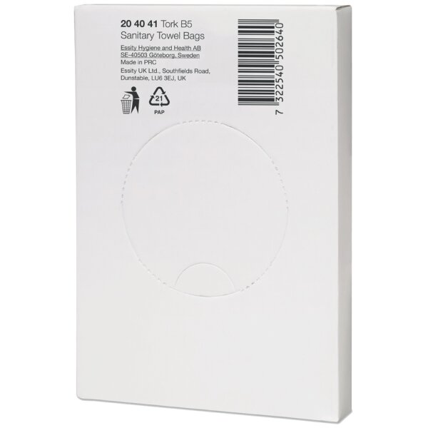 TORK Distributeur de sachets hygiéniques ELEVATION, blanc