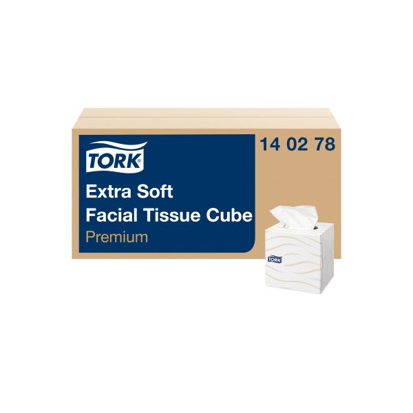 TORK Kosmetiktücher 140278 weiss, 2-lagig 100 Blatt