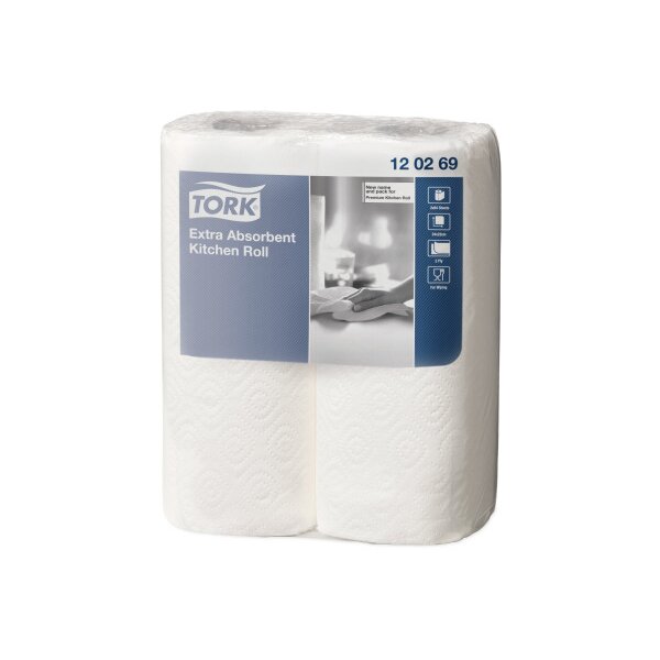 TORK Papier absorbant 473488 blanc, 2 plis 2 pcs.