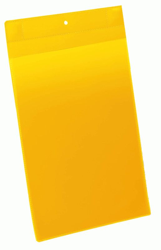 DURABLE Pochette magn&eacute;tique avec aimants n&eacute;odymes, A4, jaune