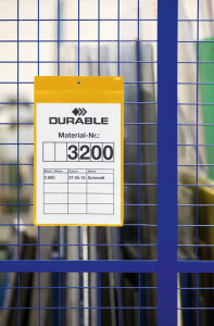 DURABLE Pochette magnétique avec aimants néodymes, A4, jaune