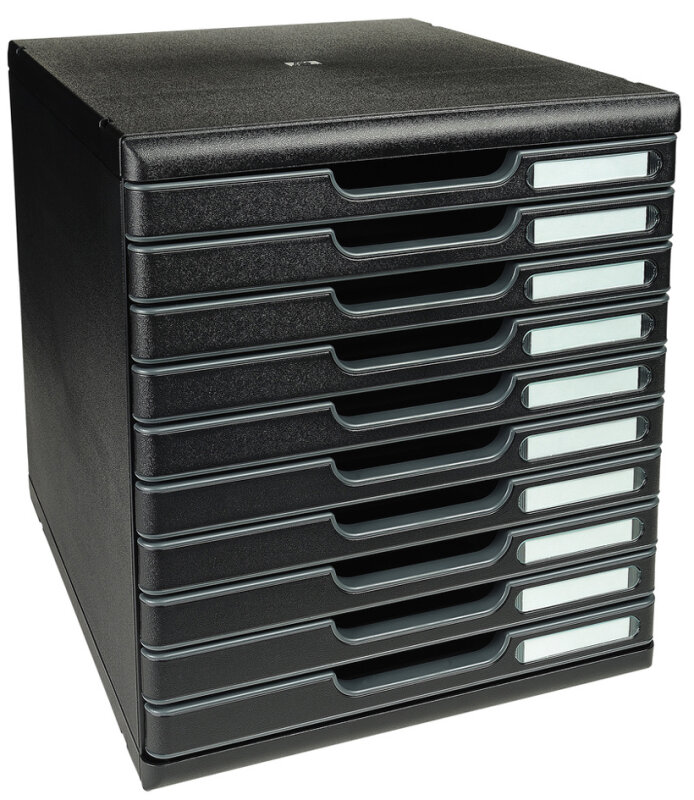 EXACOMPTA Module de classement MODULO A4, 5 tiroirs,arlequin