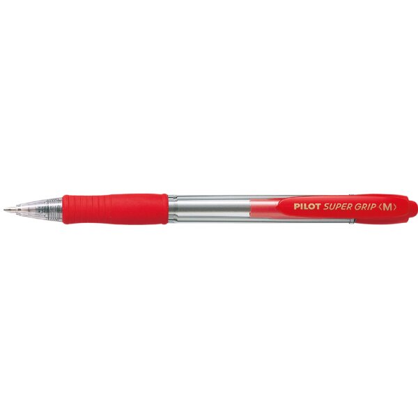 PILOT Stylo à bille rétractable SUPER GRIP F, bleu