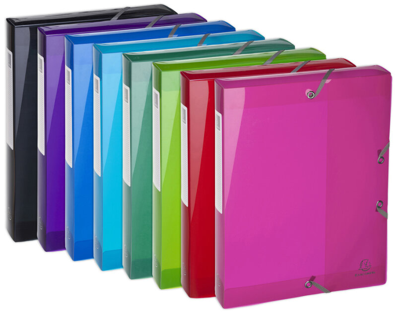 EXACOMPTA Bo&icirc;te de classement Iderama, PP, A4, 60mm, assorti