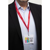 DURABLE Namensschild "VISITOR BADGE", aus...