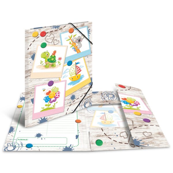 HERMA Eckspannermappe Frieda & Friends, Karton, DIN A4