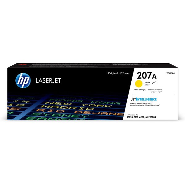 HP Cartouche toner 207A yellow W2212A CLJ Pro M255/282/283 1250 p.
