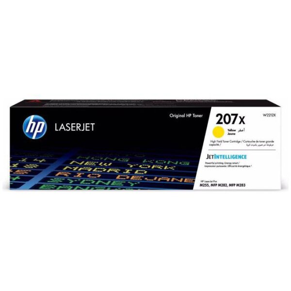 HP Cartouche toner 207X yellow W2212X CLJ Pro M255/282/283 2450 p.
