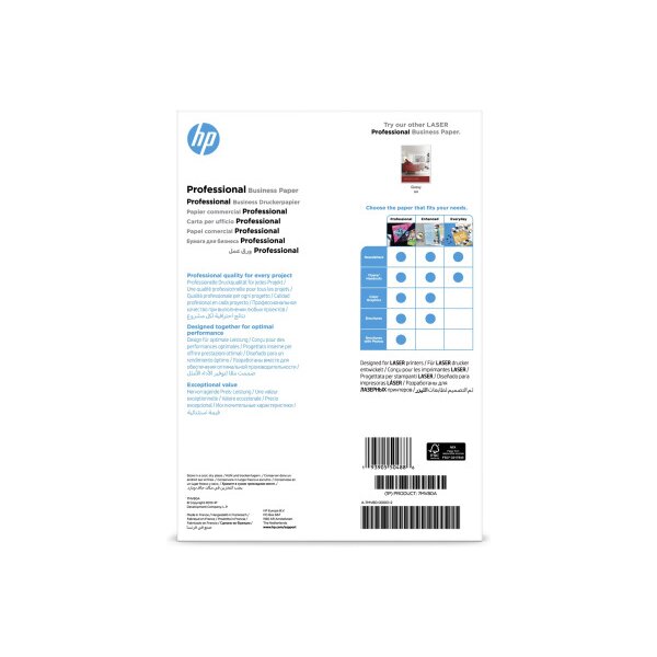 HP Professional FSC Paper A4 7MV80A Laser Matte 200g 150 pages