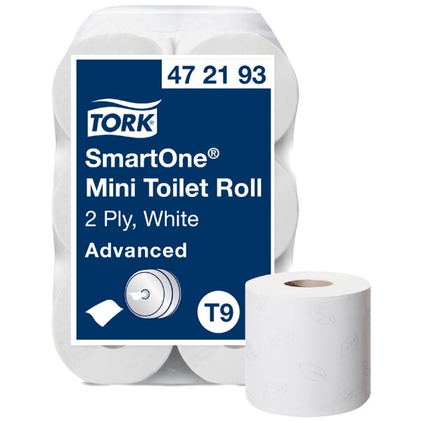 TORK Grossrollen-Toilettenpapier SmartOne Mini, weiss, 111,6 m