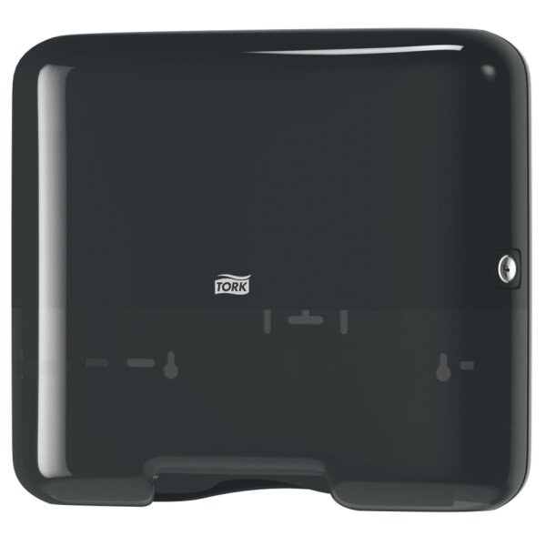 TORK Mini Falthandtuch-Spender ELEVATION, Kunststoff,schwarz