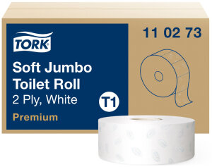 TORK Grossrollen-Toilettenpapier Jumbo, 2-lagig, weiss,...