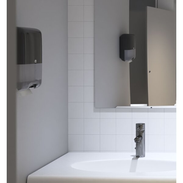 TORK Mini Falthandtuch-Spender ELEVATION, Kunststoff, weiss