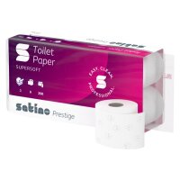 SATINO Toilettenpapier HiLine 071340 3-lagig, 8 Rollen à 250 Blatt