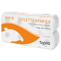 Tapira Toilettenpapier Top, 3-lagig, hochweiss