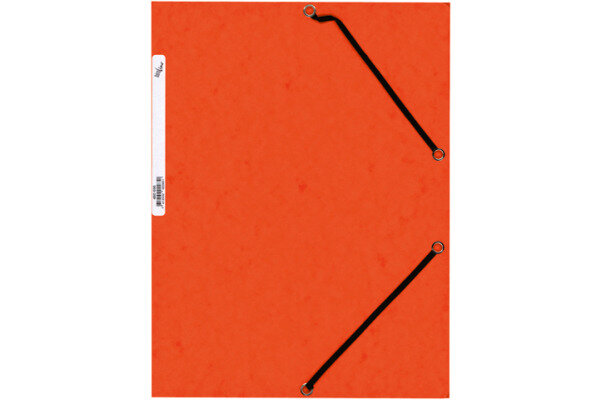 B&Uuml;ROLINE Gummibandmappe A4 460696PE1U orange, Karton