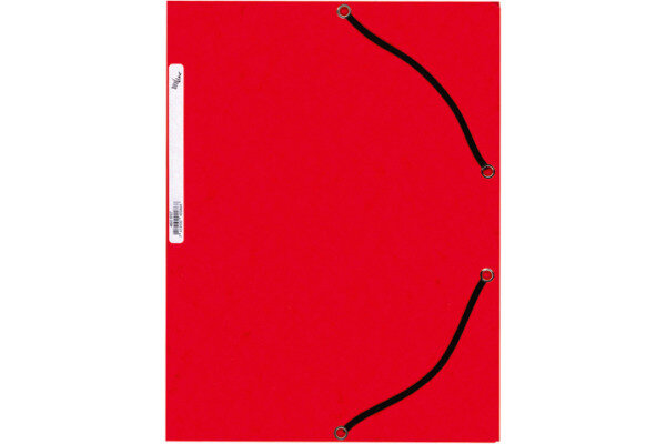 B&Uuml;ROLINE Gummibandmappe A4 460697PE1U rot, Karton