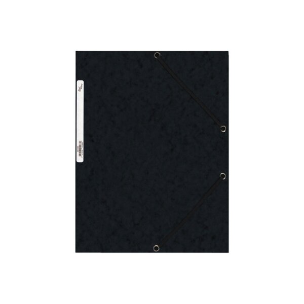 B&Uuml;ROLINE Pochette &agrave; &eacute;lastique A4 460699PE1U noir, carton