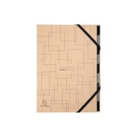 EXACOMPTA Ordnungsmappe Eterneco A4 56747E braun, ass., FSC 9-teilig