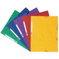 EXACOMPTA Eckspannermappe, DIN A4, Karton, tabak