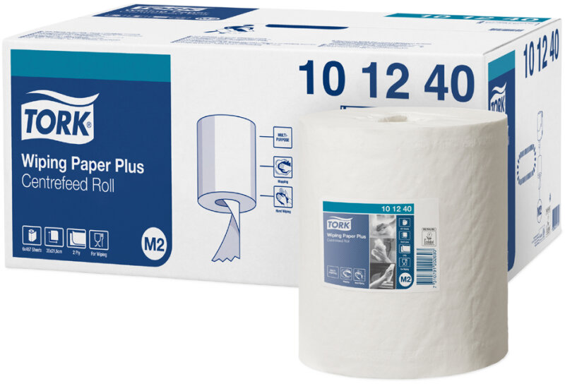 TORK Rouleau de papier nettoyant multi-usage, 320 m, bleu