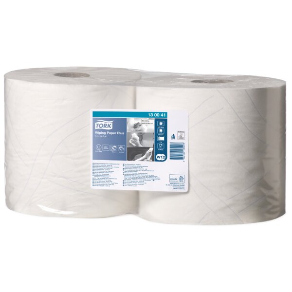 TORK Rouleau nettoyant multi-usage, 2 couches, 255 m, blanc