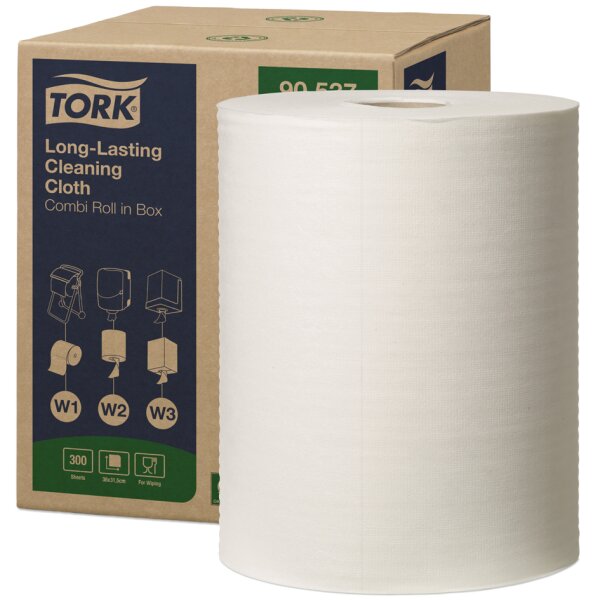 TORK Mehrzweck-Putzrolle, 1-lagig, blau, 152 m