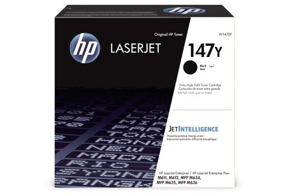 HP Cartouche toner 147Y noir W1470Y LJ Enterprise M611 42000 p.