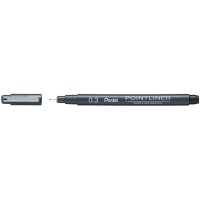 PentelArts Permanent Fineliner Pointliner, schwarz, 0,8 mm