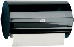 TORK Distributeur de papier nettoyant en petit rouleau, noir