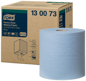 TORK Mehrzweck-Putzrolle, 2-lagig, blau, 170 m - extra stark